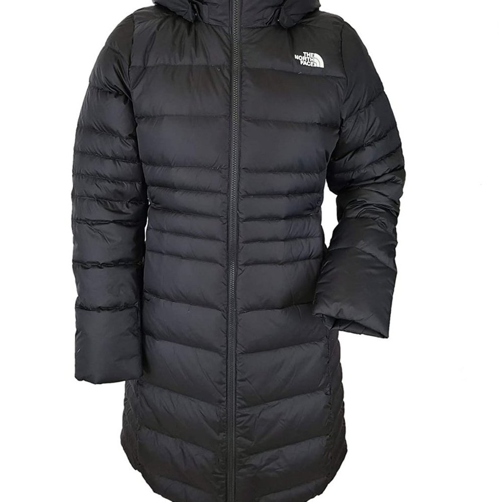 ๐ The North Face Women's Metro 2 Parka Down Long Hooded Jkt, Small, TNF Black - Picture 3 of 10